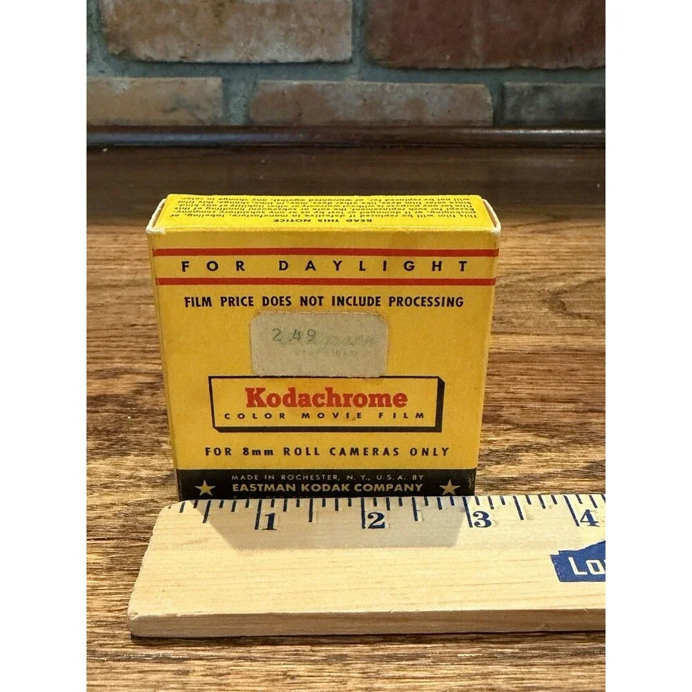 Kodachrome K459 8mm Color Movie Film Roll Unused Exp Sep 1960 Vintage Kodak